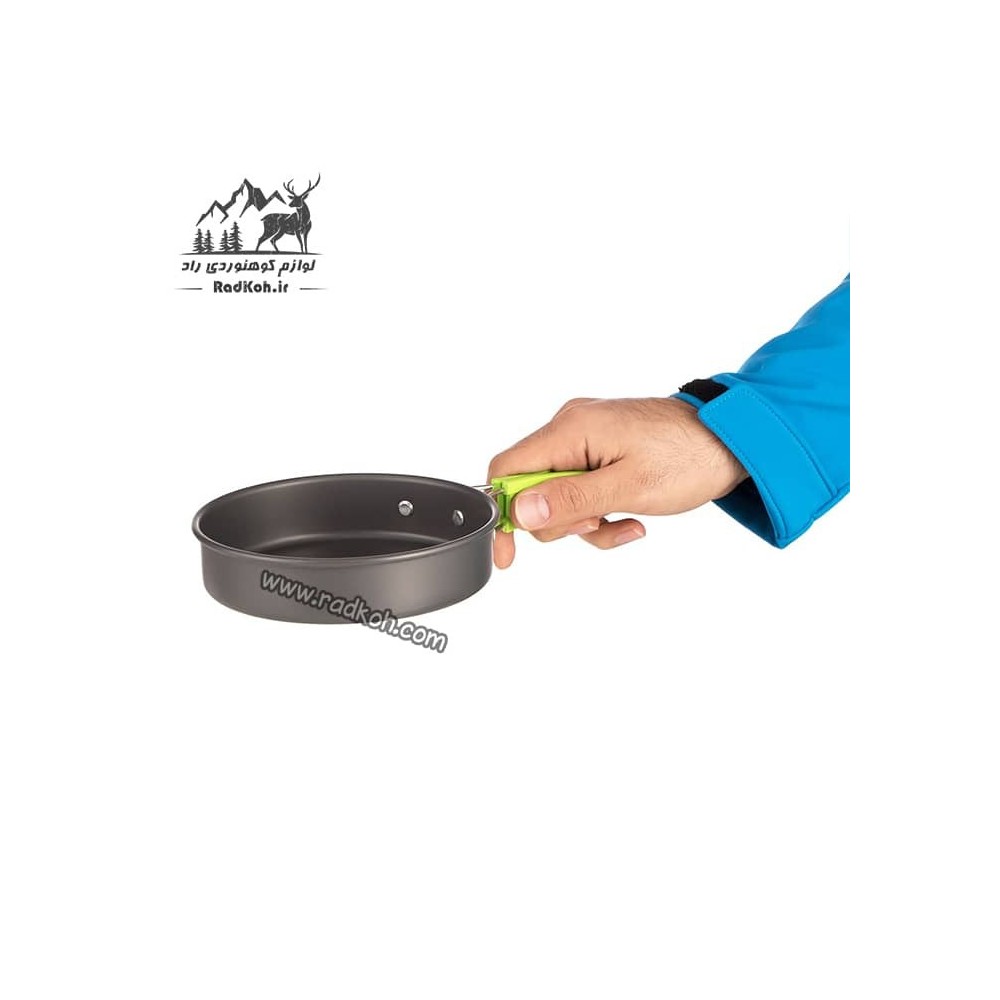 ست ظروف آشپزی تک نفره اسنوهاک مدل SN-T 222 رنگ سبز