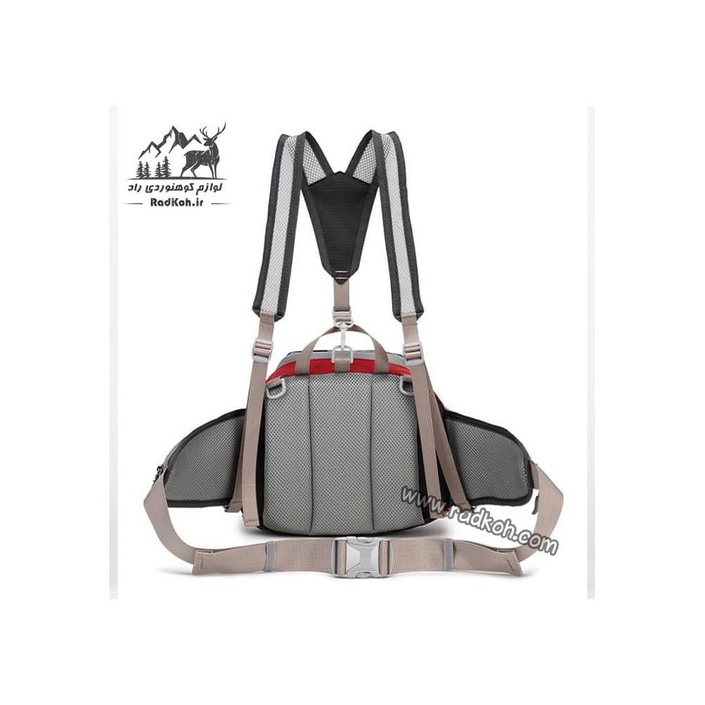 کیف کمری کوله شو راحتی اسنوهاک کد 6077 رنگ سرمه ای/خاکستری
