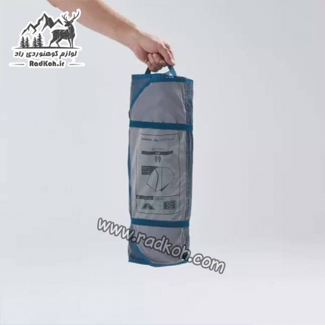 چادر کوهنوردی 2 نفره کچوا (QUECHUA) رنگ خاکستری