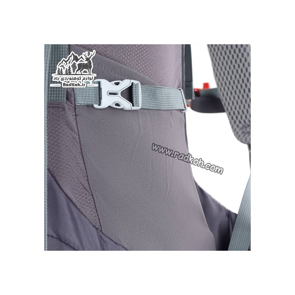 کوله پشتی کوهنوردی 36 لیتری snowhawk Sirwan KA-9956 رنگ خاکستری