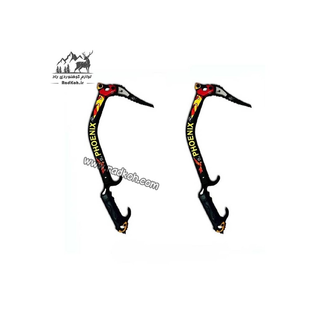 تبر یخ نوردی آی سی تی مدل مونتین گاید 2 (ICT Mountain Guide 2) رنگ مشکی/زرد