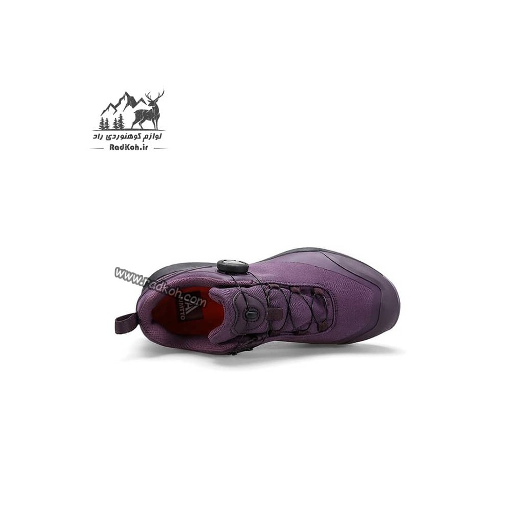 کفش طبیعت گردی زنانه هومتو مدل humtto 120142B-3 بند دیسکی رنگ بنفش
