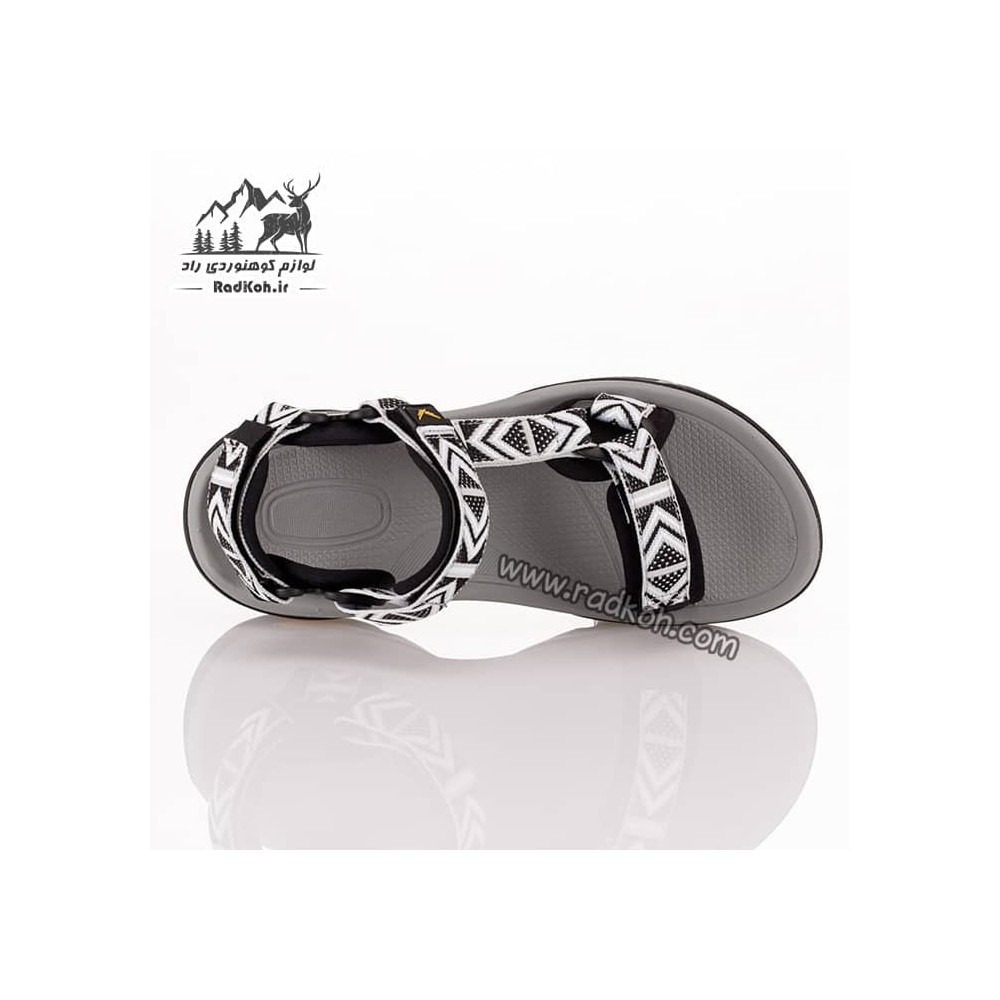 صندل رانینگ جلو باز زنانه اسنوهاک مدل Sh-25 رنگ سفید/مشکی
