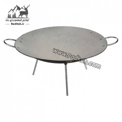ساج گرانیتی پایه دار 42 سانتی متری سروکوه مدل SD21 رنگ  نقره ای