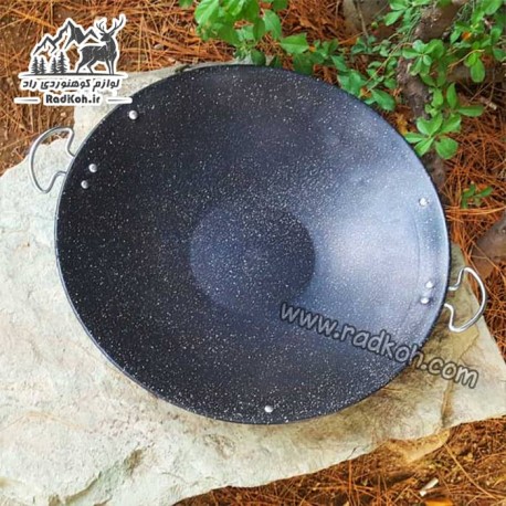 ساج گرانیتی پایه دار 42 سانتی متری سروکوه مدل SD21 رنگ  مشکی
