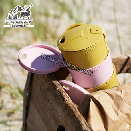 لیوان تاشو لایت مای فایر مدل pack up cup bio رنگ زرد