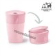 لیوان 2 نفره لایت مای فایر مدل pack up cup bio رنگ صورتی