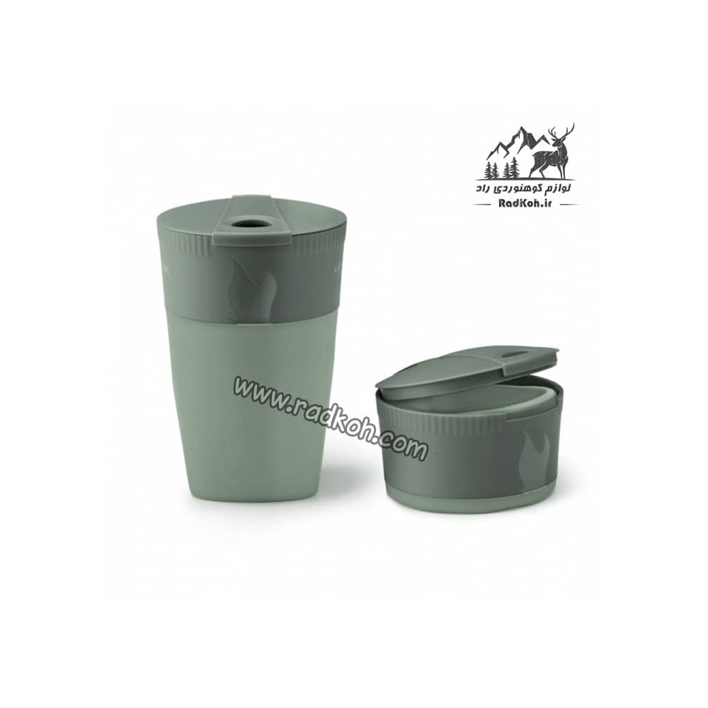 لیوان 2 نفره لایت مای فایر مدل pack up cup bio رنگ سبز