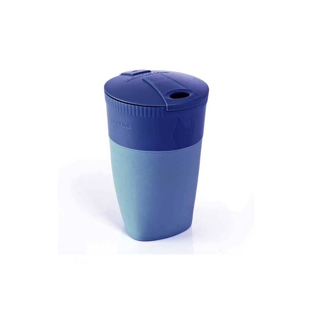 لیوان تاشو فله ای لایت مای فایر مدل pack up cup bio رنگ سرمه ای/آبی