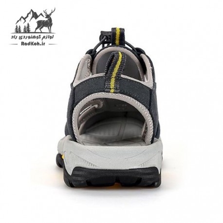 صندل جلو بسته مردانه هامتو مدل humtto 9109-3 رنگ خاکستری