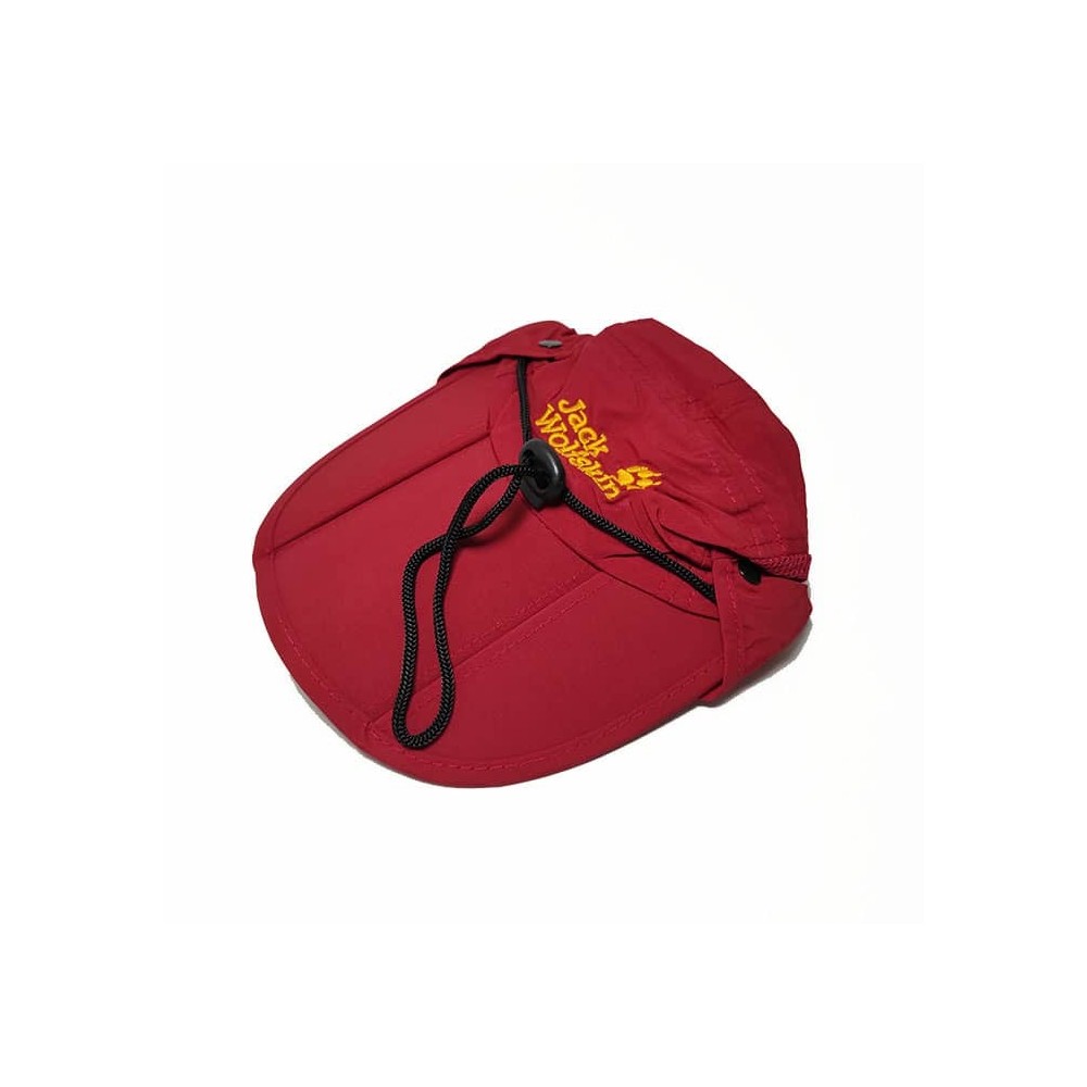 کلاه جک وولف اسکین jack wolfskin رنگ زرشکی
