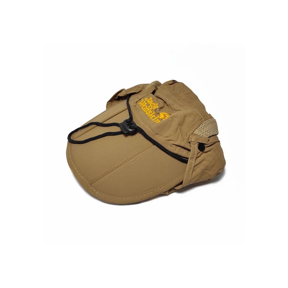کلاه جک وولف اسکین jack wolfskin رنگ خاکی