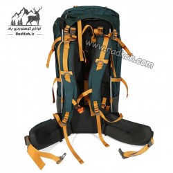 کوله پشتی مسافرتی 65+10 لیتری هامتو مدل HB202107-1 رنگ سبز کله غازی