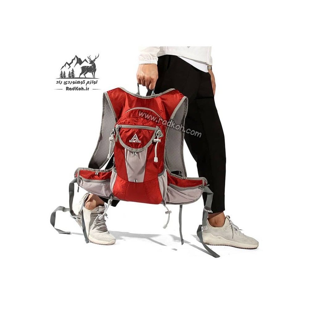 کوله دوچرخه سواری 18 لیتری هامتو مدل HB202105-1 رنگ قرمز