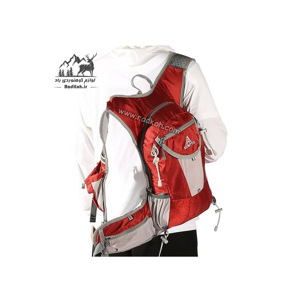 کوله دوچرخه سواری 18 لیتری هامتو مدل HB202105-1 رنگ قرمز