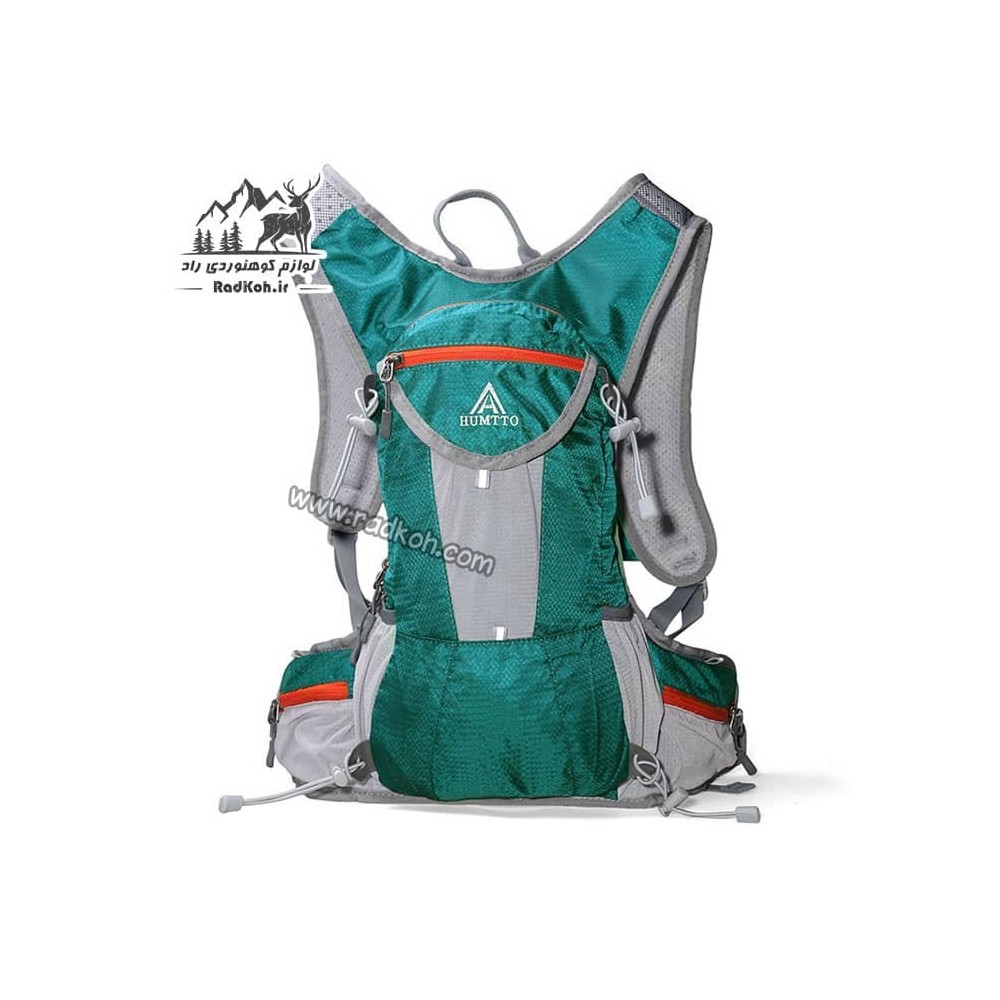 کوله دوچرخه سواری 18 لیتری هامتو مدل HB202105-2 رنگ سبز کله غازی