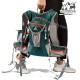 کوله دوچرخه سواری 18 لیتری هامتو مدل HB202105-2 رنگ سبز کله غازی