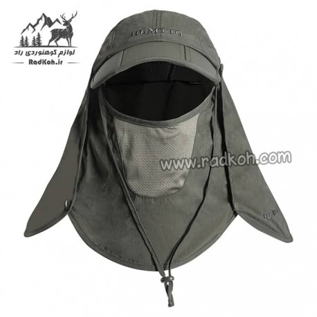 کلاه آفتابگیر سه تکه مردانه و زنانه هامتو مدل humtto HB202112-1 رنگ سبز تیره