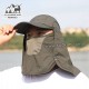 کلاه آفتابگیر سه تکه مردانه و زنانه هامتو مدل humtto HB202112-1 رنگ سبز تیره