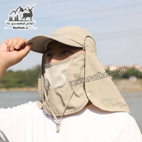 کلاه آفتابگیر سه تکه مردانه و زنانه هامتو مدل humtto HB202112-2 رنگ خاکی