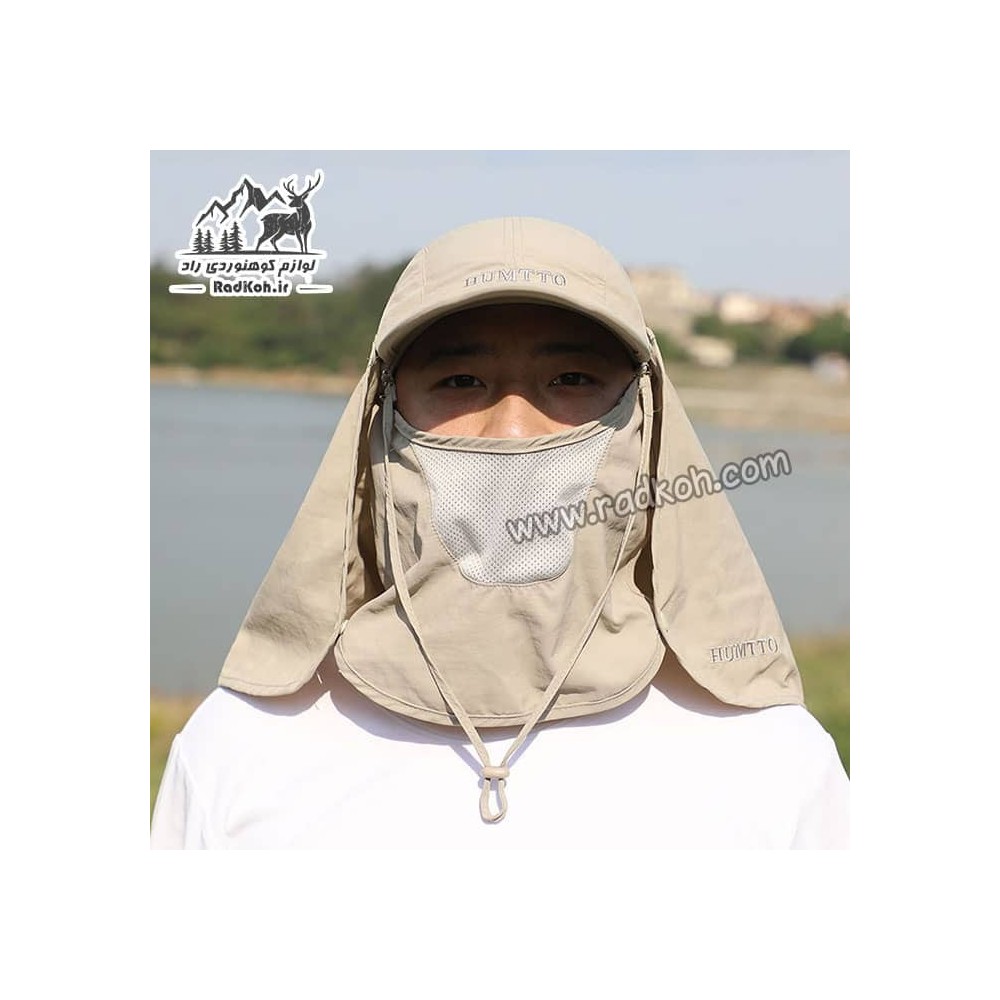 کلاه آفتابگیر سه تکه مردانه و زنانه هامتو مدل humtto HB202112-2 رنگ خاکی