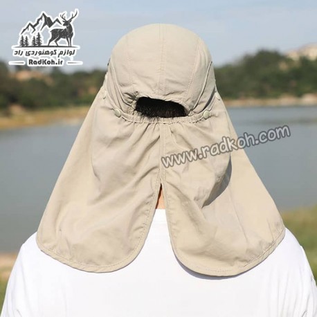 کلاه آفتابگیر سه تکه مردانه و زنانه هامتو مدل humtto HB202112-2 رنگ خاکی