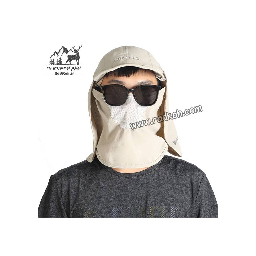 کلاه آفتابگیر سه تکه مردانه و زنانه هامتو مدل humtto HB202112-2 رنگ خاکی
