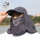 کلاه آفتابگیر سه تکه مردانه و زنانه هامتو مدل humtto HB202112-3 رنگ خاکستری تیره