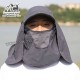 کلاه آفتابگیر سه تکه مردانه و زنانه هامتو مدل humtto HB202112-3 رنگ خاکستری تیره