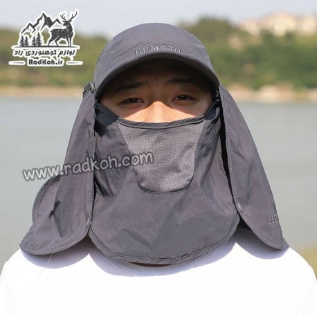 کلاه آفتابگیر سه تکه مردانه و زنانه هامتو مدل humtto HB202112-3 رنگ خاکستری تیره