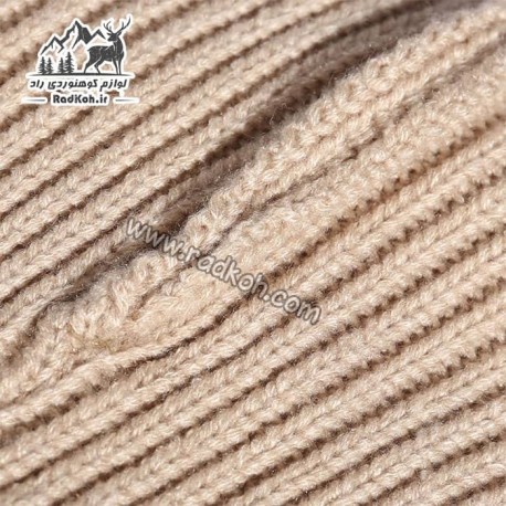 کلاه بافتنی مردانه و زنانه هامتو مدل humtto HB202121-1 رنگ خاکی