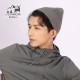 کلاه بافتنی مردانه و زنانه هامتو مدل humtto HB202121-2 رنگ خاکستری