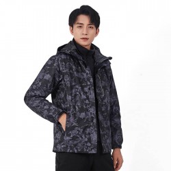 	کاپشن دوپوش مردانه هامتو مدل humtto 20103A-6 رنگ مشکی