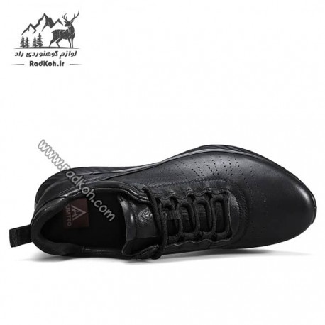 کفش رانینگ چرمی مردانه هومتو مدل humtto 330973A-1 رنگ مشکی