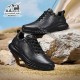 کفش چرمی مردانه هامتو مدل humtto 330973A-1 رنگ مشکی