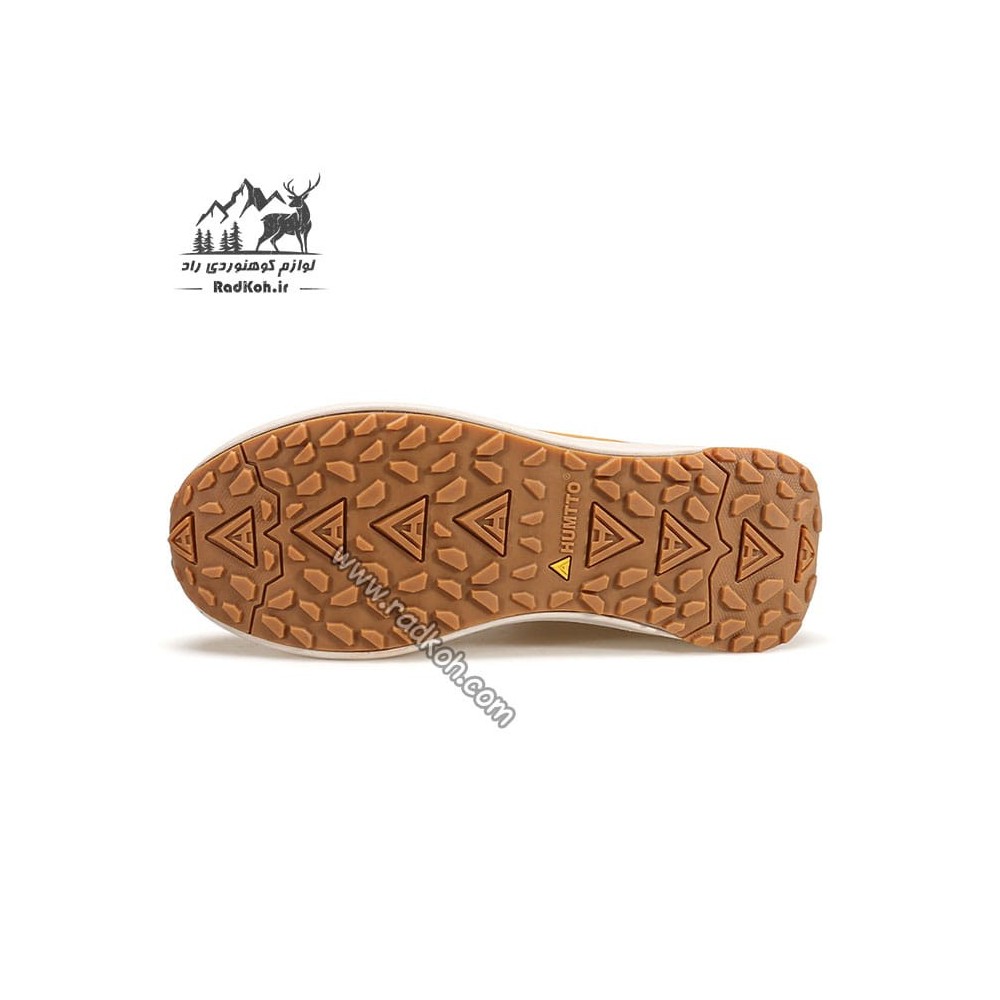 کفش ساقدار چرم هامتو مردانه مدل 230133A-3 رنگ گندمی