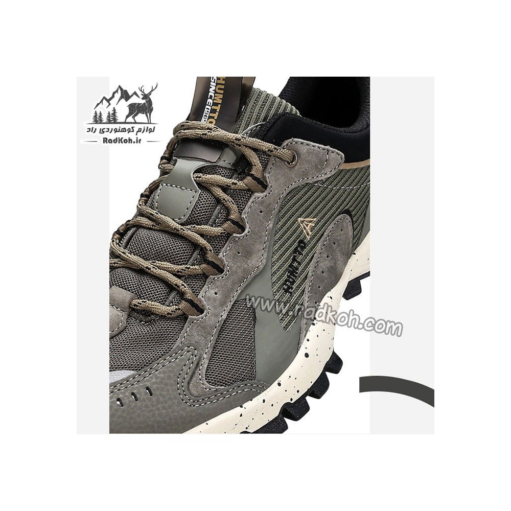کفش پیاده روی مردانه هامتو مدل humtto 330886A-2  رنگ سبز زیتونی
