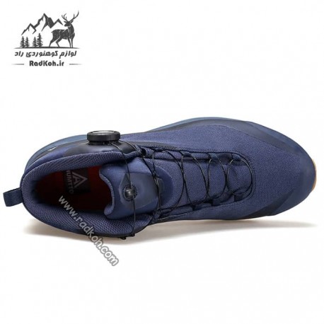 کفش طبیعت گردی نیم بوت مردانه هومتو مدل humtto 230969A-2 بند دیسکی رنگ سرمه ای