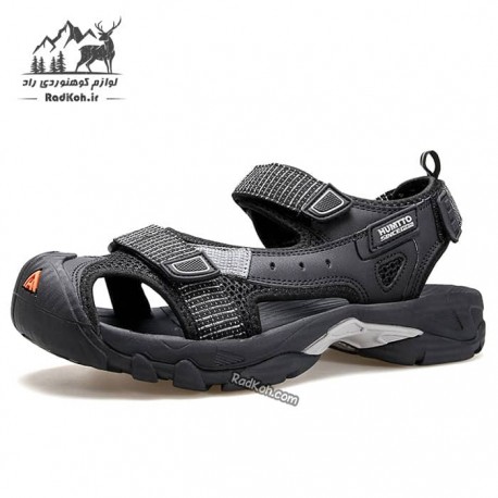 صندل پیاده روی مردانه هامتو مدل 740093A-1 رنگ مشکی