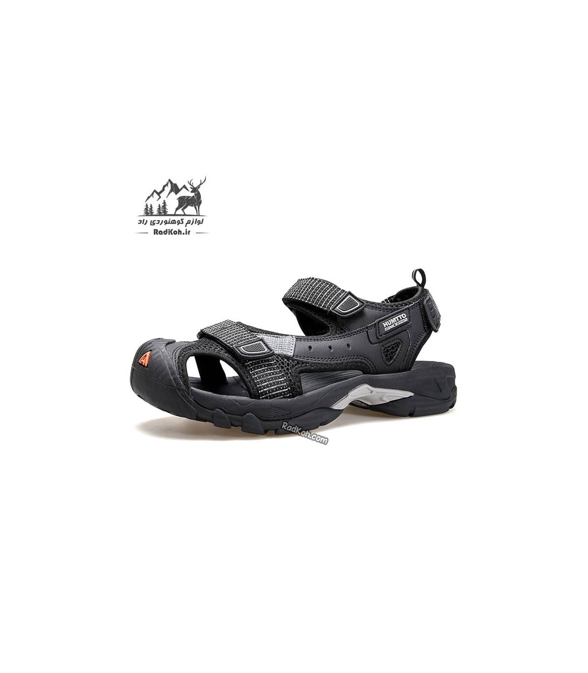 صندل پیاده روی مردانه هامتو مدل 740093A-1 رنگ مشکی