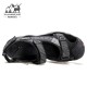 صندل پیاده روی مردانه هامتو مدل humtto 740093A-1 رنگ مشکی