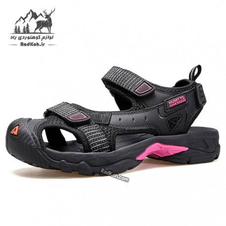 صندل پیاده روی زنانه هامتو مدل 740093B-1 رنگ مشکی