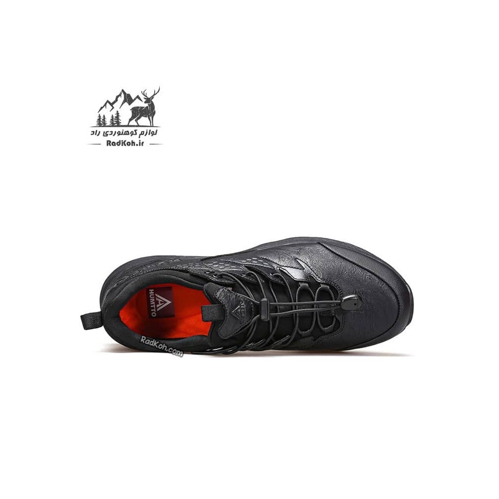 کفش پیاده روی چرم مردانه هومتو مدل humtto 340777A-1 رنگ مشکی