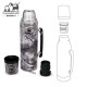 فلاسک استنلی مدل Classic Bottle 1 L رنگ طرح شاخ و برگ