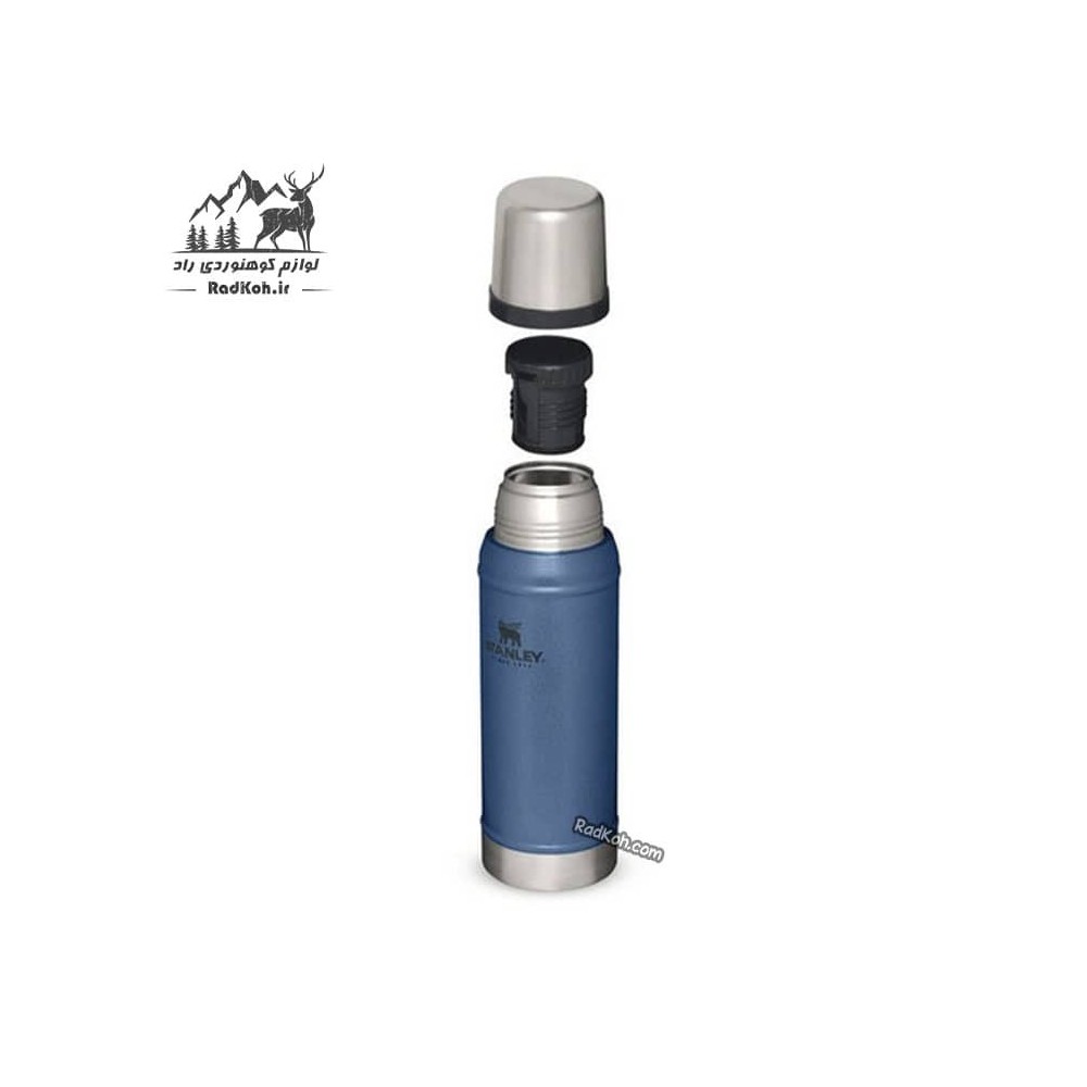 فلاسک 750 میلی لیتری کلاسیک مدل Classic Bottle 0.75 L رنگ آبی نفتی