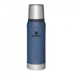 	فلاسک 750 میلی لیتری کلاسیک استنلی مدل Classic Bottle 0.75 L رنگ آبی نفتی