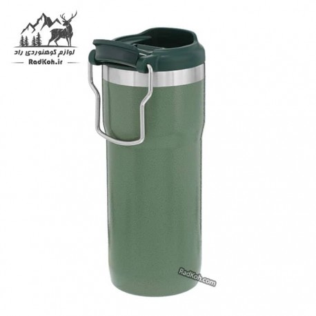 ماگ قفل دار 470 میلی لیتری کلاسیک استنلی مدل Classic TwinLock Mug 0.47L رنگ سبز