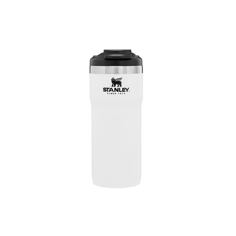 ماگ قفل دار 470 میلی لیتری استنلی کلاسیک مدل Classic TwinLock Mug 0.47L رنگ سفید