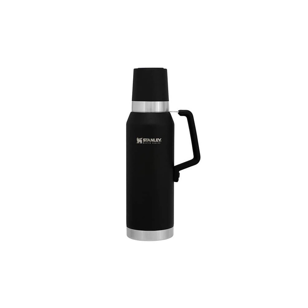 فلاسک نشکن 1.3 لیتری استنلی مستر مدل Master Thermal Bottle 1.3L رنگ مشکی