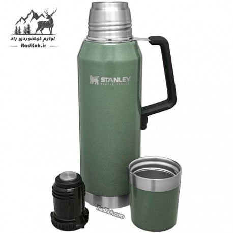 فلاسک نشکن استنلی 1.3 لیتری مستر مدل Master Thermal Bottle 1.3L رنگ سبز